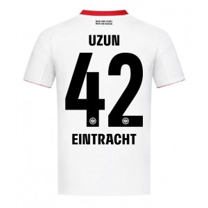 Fotbalové Dres Eintracht Frankfurt Can Uzun #42 Venkovní Oblečení 2025-26 Krátký Rukáv
